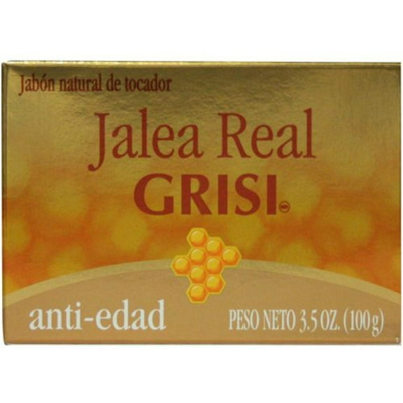 Grisi Royal Jelly Anti-Aging Herbal Soap, 3.5 oz (Pack of 3)