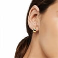 thumbnail image 2 of Gold Plated Earrings for Women, 3 Pairs 14k Gold Plating Hoop Earrings, Hypoallergenic Chunky Jewelry Set Gifts, 2 of 8