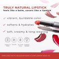 thumbnail image 2 of Barra de labios de larga duración Honeybee Gardens Truly Natural, Swizzle, malva rosa neutro, hidratante y nutritivo natural, vegano, sin gluten y sin crueldad animal, 3 g, 2 of 5
