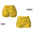 thumbnail image 3 of Sikiie Cute Funny Chicken Print Workout Shorts Women Scrunch Butt Gym Shorts Seamless High Waist Tummy Control Yoga Biker Athletic Shorts, 3 of 5