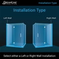 thumbnail image 4 of DreamLine Unidoor-X 57 in. W x 30 3/8 in. D x 72 in. H Frameless Hinged Shower Enclosure in Oil Rubbed Bronze, 4 of 12
