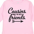 thumbnail image 4 of Inktastic Cousins Make the Best Friends with Arrow Boys or Girls Long Sleeve Toddler T-Shirt, 4 of 5