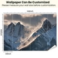 thumbnail image 3 of Peel and Stick Wallpaper Waterproof Strong wind Blizzard mountains Wall Mural Decor Self Adhesive and Removable 100in x 144in, 3 of 8