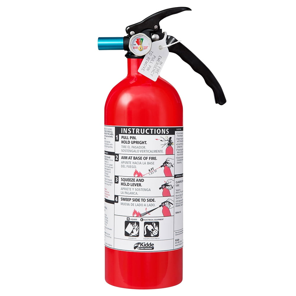 Kidde Auto Fire Extinguisher, UL Rated 5-B:C, Model KD61-5BC