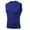 Blue, variant on Mlzmgr Compression Mens Tank Tops Crew Neck Sleeveless Stretchy Tops Workout Gym Summer Trendy Tanks for Men
