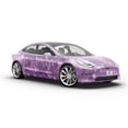 thumbnail image 6 of Rwraps Purple Abstract Poison Type Gloss Vinyl Film Wrap 59in x 30ft Vinyl Vehicle Car Film Sheet, 6 of 9