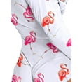 thumbnail image 3 of Womens Sexy Romper Pajamas Casual Deep V Neck Long Sleeve Bodysuit Homewear Sleepwear, 3 of 5