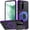 Purple, variant on for Samsung Galaxy S22 Plus Case, Compatible with MagSafe, Anty-Slip Grip,Military-Grade Protective, Adjustable Kickstand Phone Case, Magnetic Case (Purple)