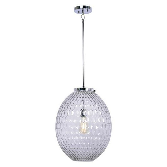 Kenroy Home 94029CH 15 in. Cotes One Light Pendant - Large