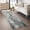 Black Grey, variant on Washable Runner Rugs 2x6 Narrow Modern Abstract Hallway Rugs, Non-Shedding Ultra-Thin Entryway Rug Indoor Floor Cover, Foldable Low Pile Accent Carpet for Kitchen, Bedroom, Laundry, Blue