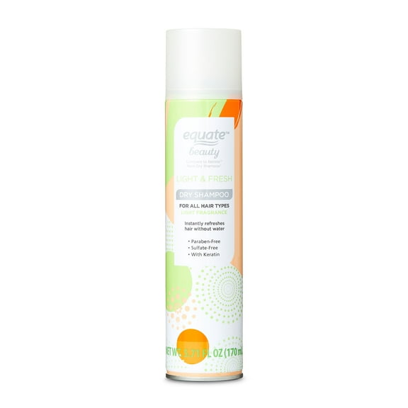 Equate Light & Fresh Dry Shampoo, 5.71 fl oz, Compare to Batiste Bare Dry Shampoo