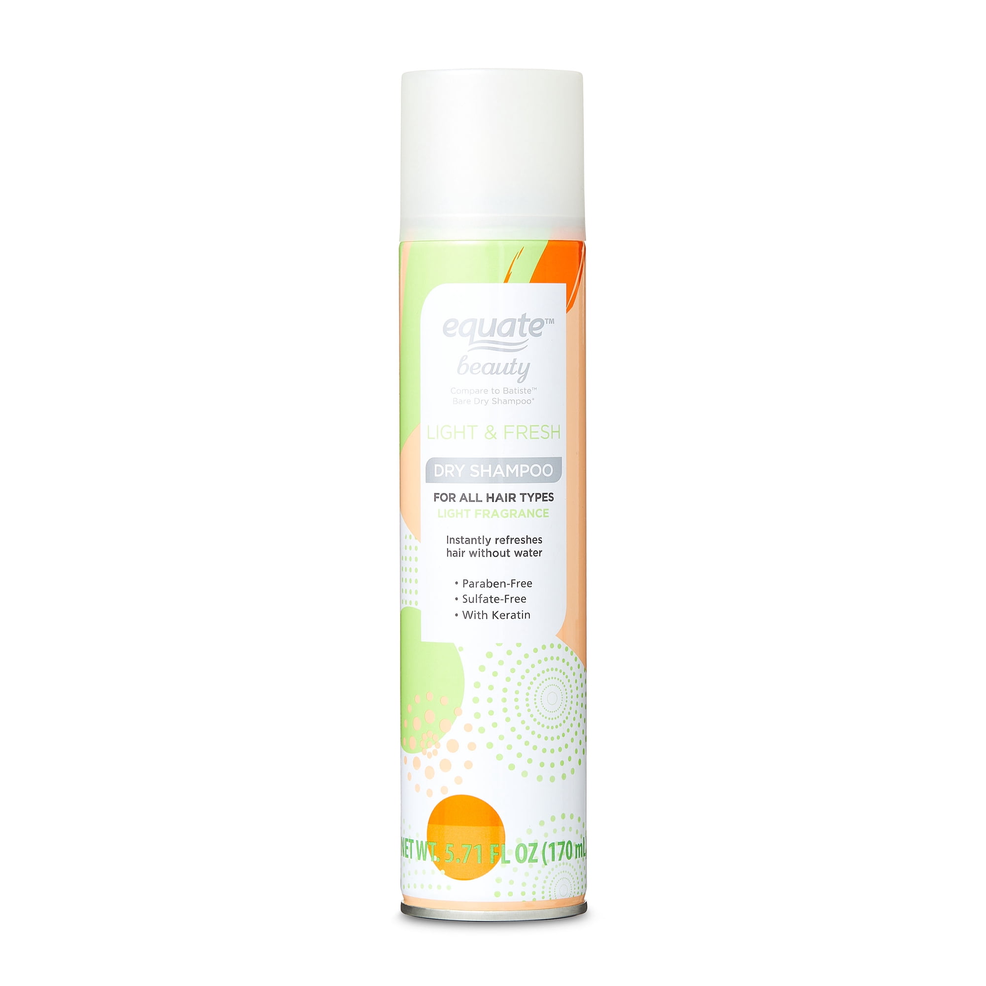 Equate Light & Fresh Dry Shampoo 5.71 fl oz - Compare to Batiste Bare