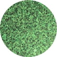 thumbnail image 1 of Ahgly Company Indoor Round Patterned Jungle Green Area Rugs, 4' Round, 1 of 1