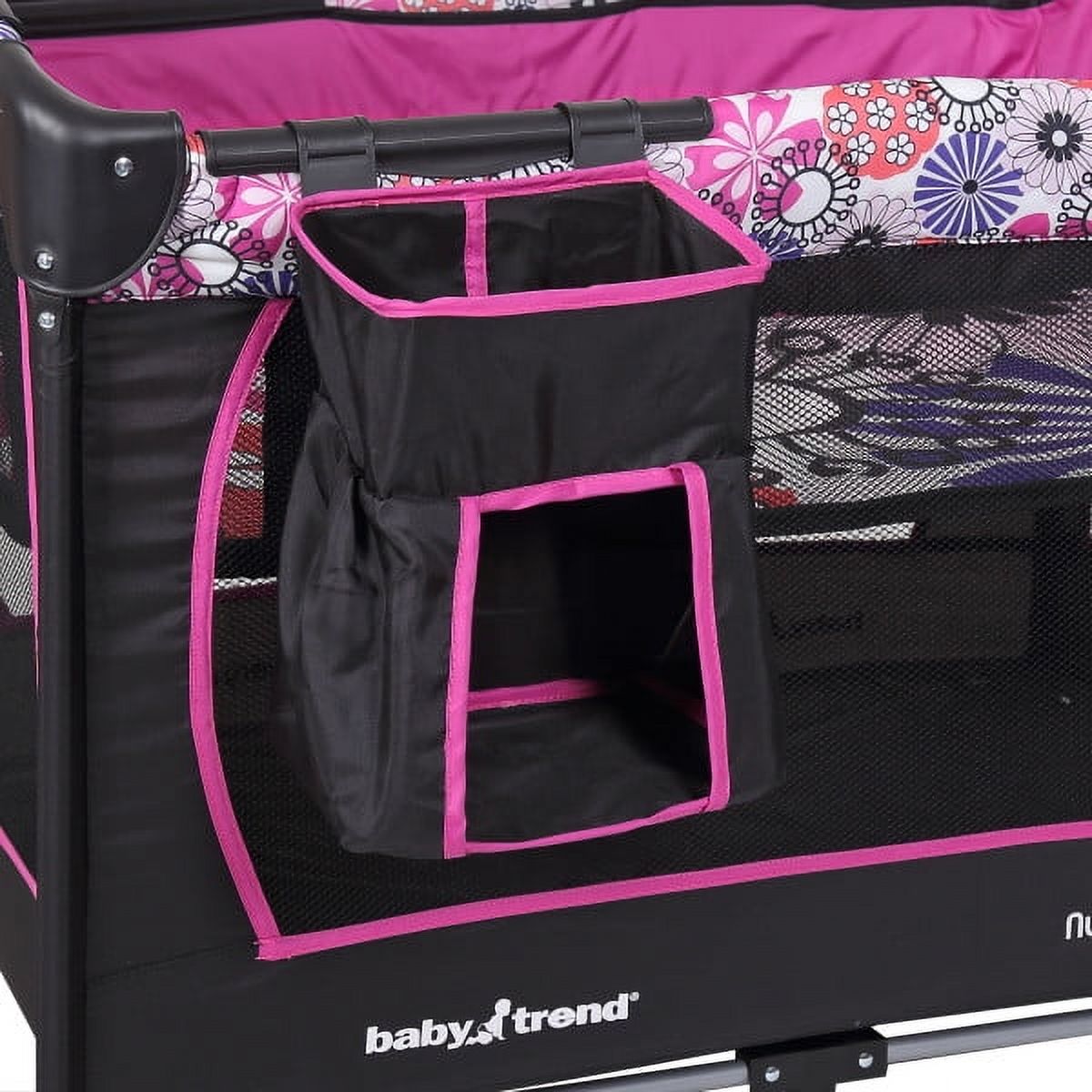 Baby Trend Floral Garden Nursery Center Playard with Bassinet photo 3