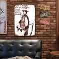 thumbnail image 3 of Placa Metal Vintage Pintura Hierro Rectangular Arte Pared Del 20x30cm, 3 of 9