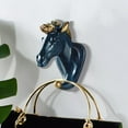 thumbnail image 2 of CSChome Animal Head Shape Wall Mounted Punch Free Non Slip Hook Multi Purpose Clothes Hat Towel and Key Hanger, 2 of 7