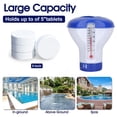 thumbnail image 4 of CSChome Distributeur de Tablettes de Natation Distributeur de Tablettes de Piscine Écologique Outil de Nettoyage de Piscine à Haute Efficacité, 4 of 7