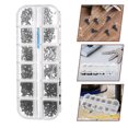 thumbnail image 1 of REOFLYUP Self Tapping Metal Screws Black Carbon Steel Assortment for Fast Assembly, 1 of 5