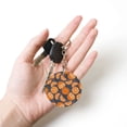 thumbnail image 5 of Naloa Various Oranges Print Round Keychain Keychain Key Ring, Key Tag, Key Chain Bulk for Gift Accessories (Round), 5 of 7