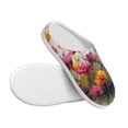thumbnail image 3 of Kdxio Colorful Wildflower Meadow Women's Men's Slippers Plush Slip-On House Slipper for Winter Indoor Soft Cushion Non-slip Fluffy Slides Slippers-13, 3 of 7