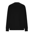 thumbnail image 6 of AherBiu Crewneck Sweatshirt for Women Long Sleeve Tops Cutout Front Casual Loose Fitted Pullover Tops, 6 of 9