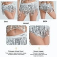 thumbnail image 3 of Jupe de Danse Orientale à Sequins pour Femmes, Jupe de Fête pour Filles, Jupe d'Entraînement Portable, Réutilisable, Lavable, en Chiffon, Costume Doré, 3 of 6