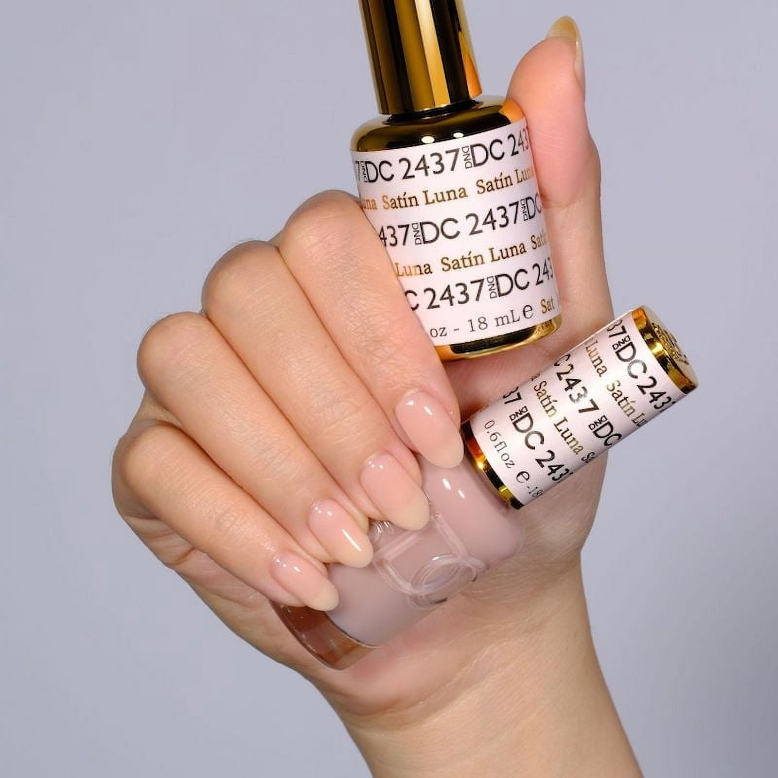 ネイルカラーセット 多色 LUNASOL Nails Inc. notto DND DC Duo Soak off Gel & Matching Nail Polish 2437 Satin Luna