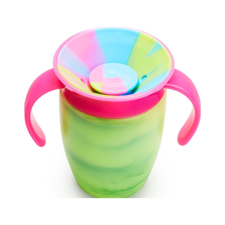 【mimirin様】専用・赤360g×2/青360g×2/緑360g×1特割特価 Munchkin® Miracle® 360° Spoutless Tie Dye Trainer Cup, 7 oz, Green