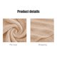 thumbnail image 5 of Toalla de baño de algodón de primera calidad 140x70cm Suave absorbente Secado rápido Seda dorada Toallita de algodón roto para casa Baño Spa Gimnasio Viajes Tamaño adulto Lujo Comodidad 300g Peso, 5 of 5