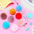thumbnail image 4 of 195pcs Acrylic Keychain Blanks for Vinyl Kit | 25pcs Colorful Plush Ball, 25pcs Acrylic Disc, 25pcs Color Tassel, 40pcs Keychain, 80pcs Jump Ring Included for DIY Keychain Crafts, 4 of 7