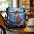 thumbnail image 3 of Kuiaobaty Owl Cherry Blossom Print Crossbody Bag for Women, Rommy Multi Pockets Vegan Leather Shoulder Handbag, Lightweight Waterproof Hobo Purse Cossbody for Travel & Dating, 3 of 7