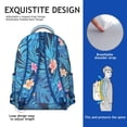 thumbnail image 5 of Large Capacity Hawaii Tropical Wind Palm Leaves Backpack: Perfect Gift for College Students, Durable Lightweight Laptop Daypack with Padded Sleeve for High School, Campus Commute, Work, and Travel, 5 of 6