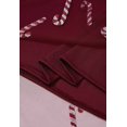 thumbnail image 5 of CHICWISH Women Christmas Shimmer Candy Cane Print Mesh Tulle Midi Skirt Cute High Waist A-Line Casual Holiday Skirts Burgundy, 5 of 10
