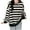 Black, variant on biudgviw Fall Tops for Women Striped Crew Neck Long Sleeve Casual T Shirts Loose Fit Comfortable Oversized Tee Vacation Clothes
