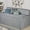 Gray, variant on Cambridge Polyester Satin Damask Quilted Bedding, Cool Aqua Mist, 5-pc Daybed Bed Set