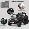thumbnail image 2 of TROPOW Kids Cars Electric Ride On,4WD Switchable Electric Car for Kids Ages 3+, Kids Electric Vehicles Battery Powered Toy Car,Christmas Gifts for Kids,Black, 2 of 8