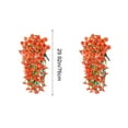 thumbnail image 3 of Sauces Artificiales de Ratán, Plantas Verdes | Decoración para Bodas | Naranja | 4 Unidades | Plástico | 76 Cm, 3 of 6