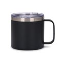thumbnail image 1 of Advancent Taza portátil de acero inoxidable con tapa de asa, Camper, taza para beber leche aislada al vacío, botella para acampar, hogar, coche al aire Mostrada Negro Advancent HA010518-01B, 1 of 6