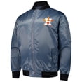 thumbnail image 2 of Men's Profile Charcoal Houston Astros Big & Tall Full-Zip Bomber Jacket, 2 of 3