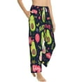 thumbnail image 2 of Fotbe Avocado Love Women's Pajama Pants,Sleepwear Pants,Pj Bottoms Drawstring And Pockets-Small, 2 of 9