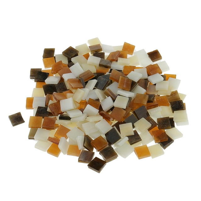 Lote de Piezas de Azulejos de Mosaico de Vítreo colorido Sunnimix 250 Piezas Marrón