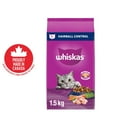 thumbnail image 1 of WHISKAS Adult Dry Cat Food, Hairball Control, Real Chicken Flavour 1.6kg, 1 of 8