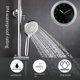 thumbnail image 5 of Washroom Kitchen Clock Waterproof Bathroom Clock LCD Digital white, 5 of 5
