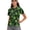 Lucky Four-Leaf Clover, variant on Whosucclay Lavender Bunny Daisy Pattern Tennis Shirts, Quarter Zip Quick Dry Soft Polo Shirts for Golf Shopping Athletic 1/4 Zip Size X-Small