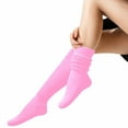 thumbnail image 4 of UAMVSH 3 Pairs Slouch Socks for Women Soft Long Scrunch Knee High Socks Unisex Ribbed Knit Soft Socks, 4 of 6