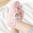 thumbnail image 5 of Baby Girl Shoes Rubber Sole Non Indoor Slipper Girls First Walking Floor Shoes With Cute Bows Baby Shoes Pregnancy Congratulations Mom Stuff, 5 of 6