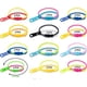 thumbnail image 2 of 24 pulseras con cremallera de juguetes inquietos de 7,5 pulgadas, rellenos de cestas de Pascua, juego a granel de juguetes sensoriales, colores neón, kit para cumpleaños, recuerdos, 2 of 5