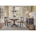 thumbnail image 4 of A-America British Isles Round Drop Leaf Dining Table in Black, 4 of 6