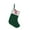 X, variant on Nmdmisc 7" Mini Cute Knit Monogram Embroidered Christmas Stocking Personalized Initial Christmas Stocking Family Holiday Xmas Party Decor Christmas Decorations-F-Green