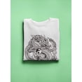 thumbnail image 3 of Chinese Dragon Yin Yang Sweatshirt Men -Image by Shutterstock, Male x-Large, 3 of 4